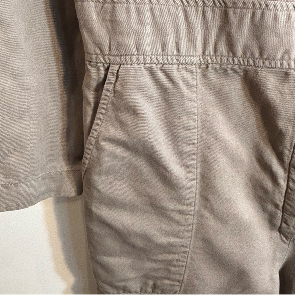 WILFRED FREE Sz 4 Boiler Suit Cotton Lyocel Linen Jumpsuit withh Pockets Buttons - Picture 5 of 10